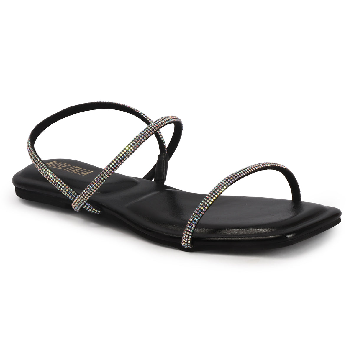 Rose Italia chic gold-toned Flat Sandals