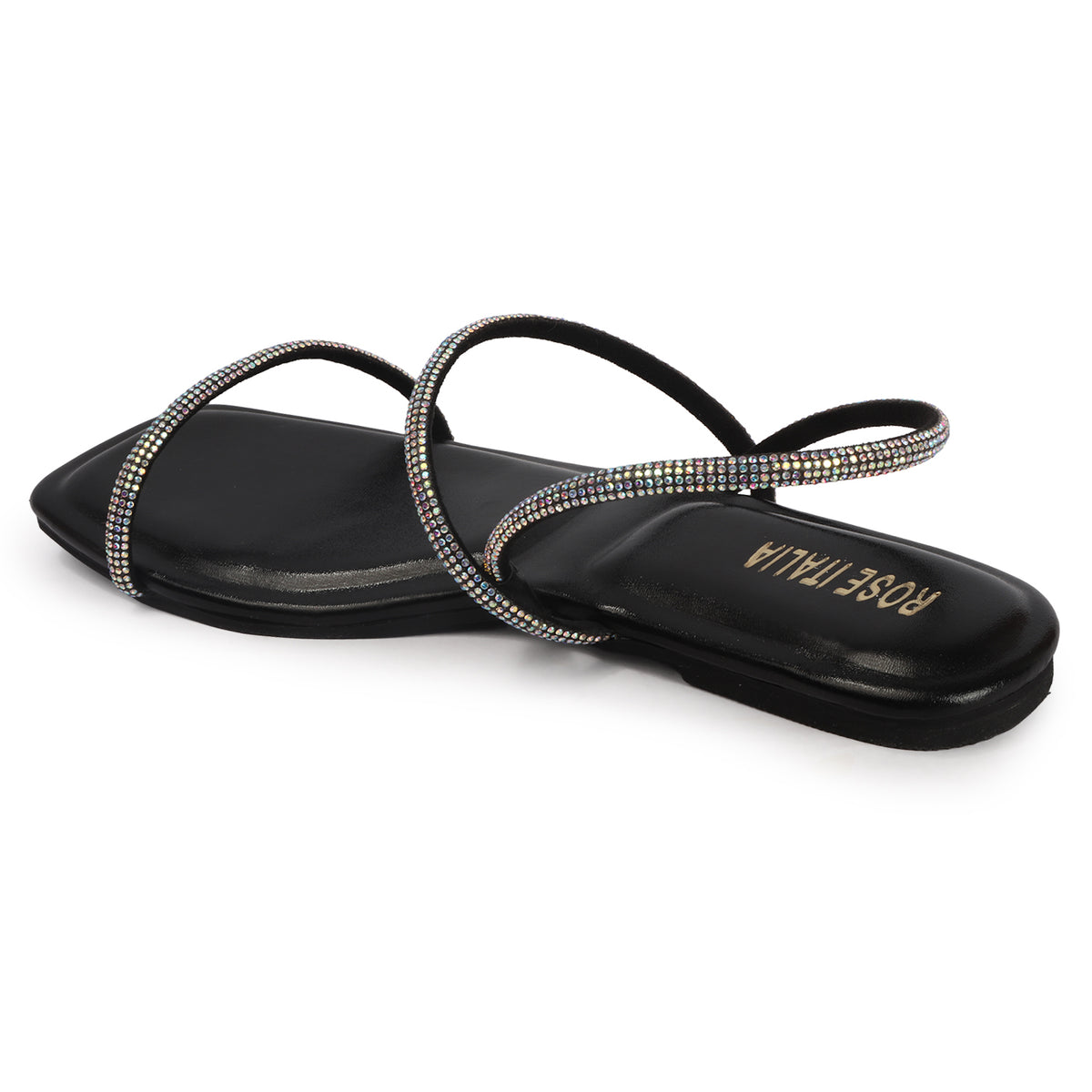 Rose Italia chic gold-toned Flat Sandals