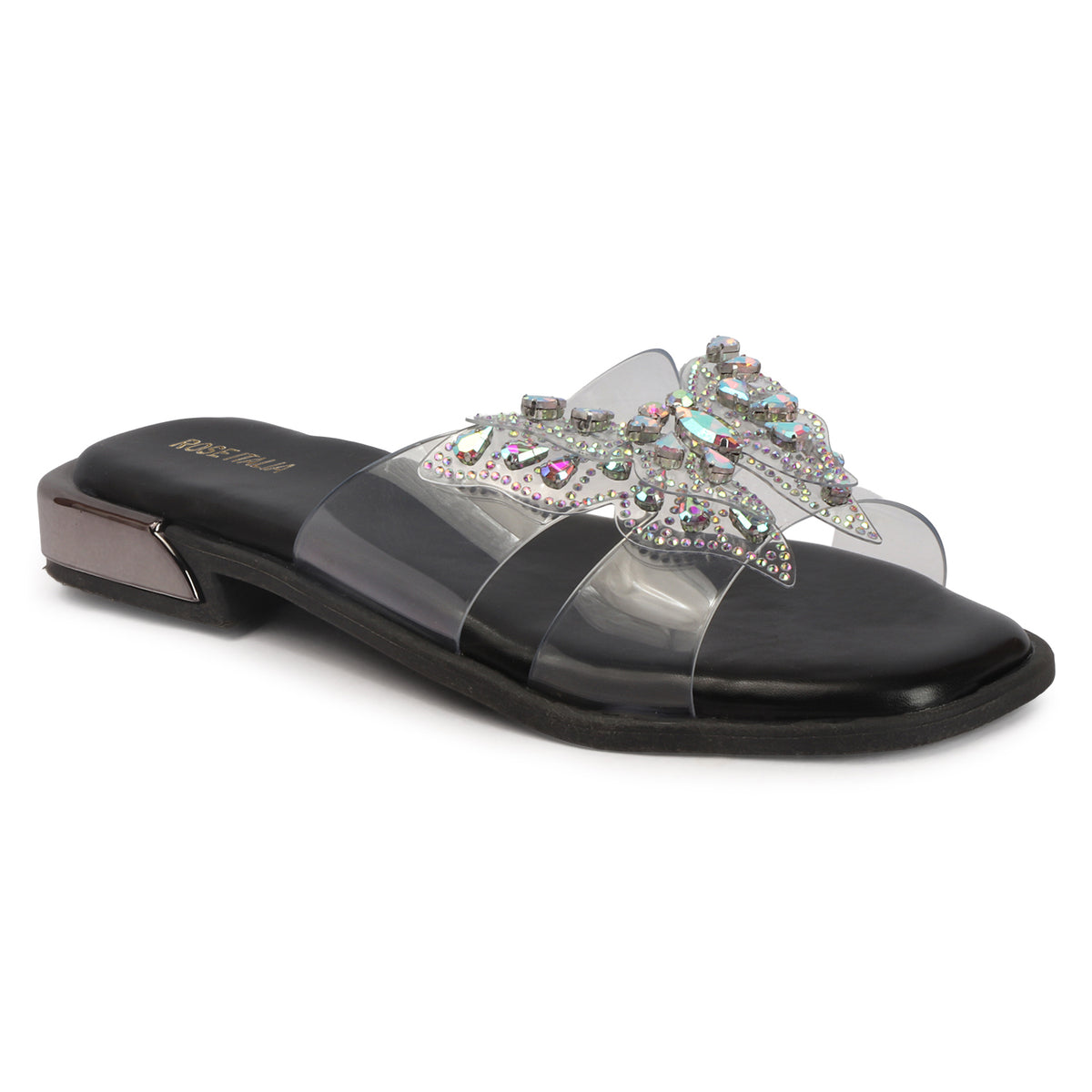 Butterfly Inspired Slip-on Flat Sandals