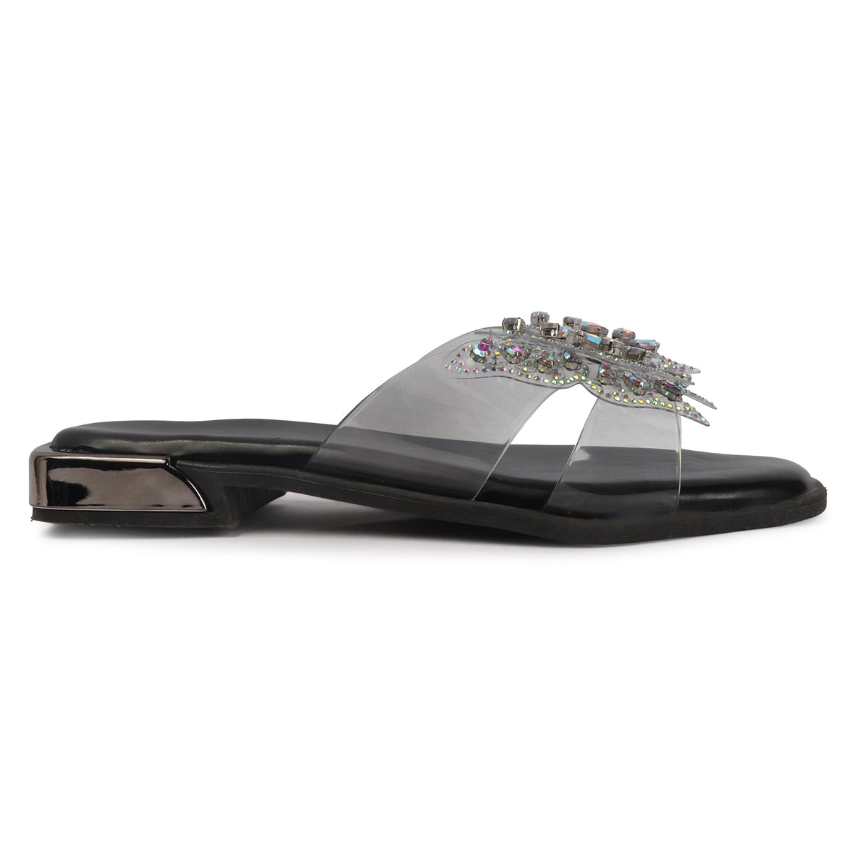 Butterfly Inspired Slip-on Flat Sandals