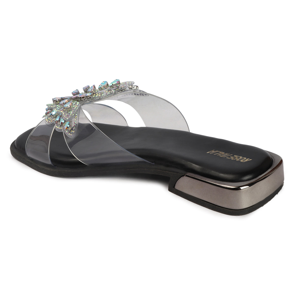 Butterfly Inspired Slip-on Flat Sandals
