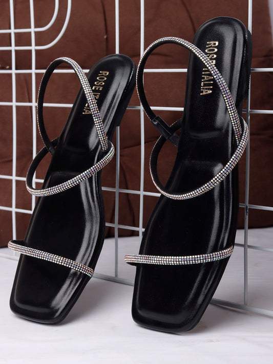 Rose Italia chic gold-toned Flat Sandals