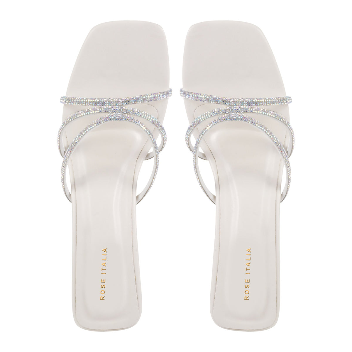 Midnight Glam Crystal Slip-ons