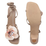 Orchid Flower Embellishment – Tie-Up Heels
