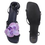 Orchid Flower Embellishment – Tie-Up Heels