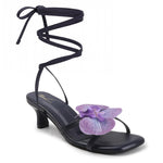 Orchid Flower Embellishment – Tie-Up Heels