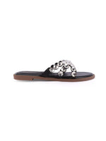 Rose Italia Embellished Flat Sandals