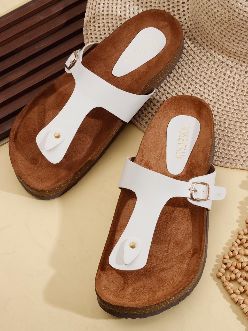 Rose Italia Toe-Ring Sandals