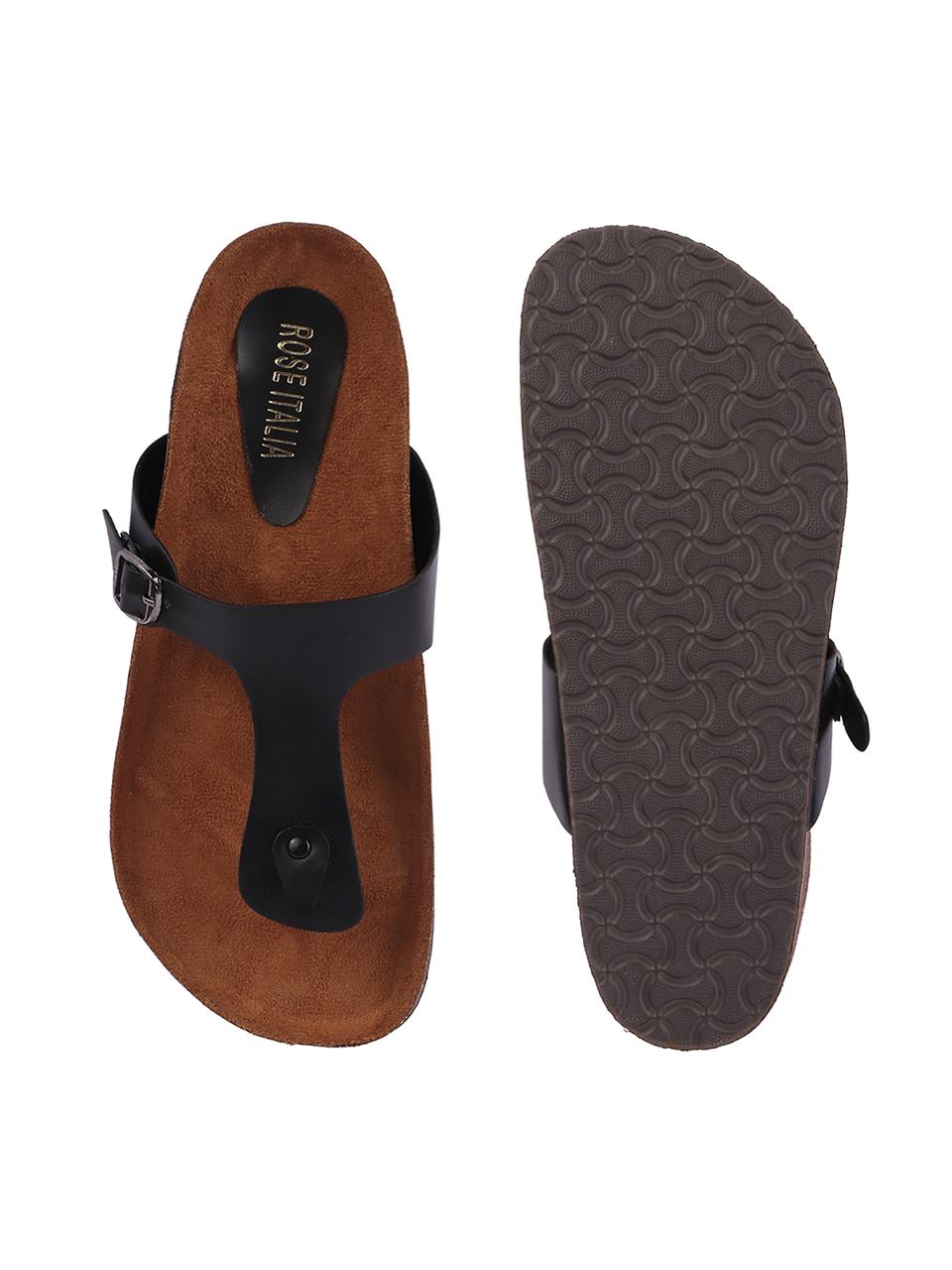 Rose Italia Toe-Ring Sandals
