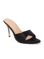 Rose Italia Stiletto Heel Mules