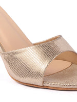 Rose Italia Stiletto Heel Mules