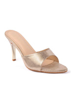 Rose Italia Stiletto Heel Mules
